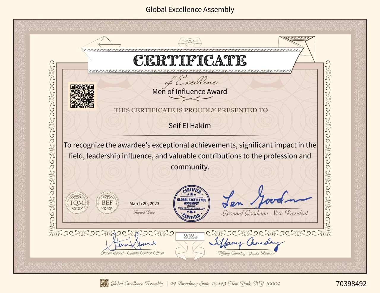 Award 2
